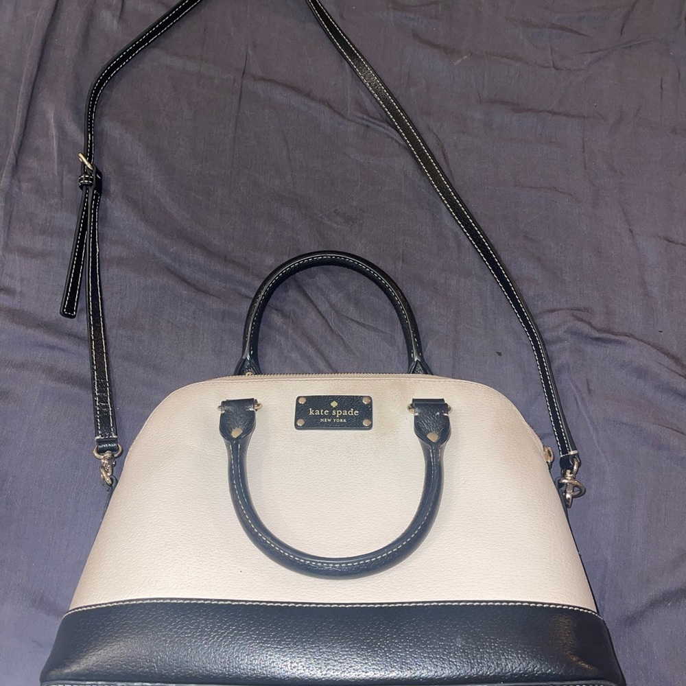 Kate spade leather satchel tote handbag